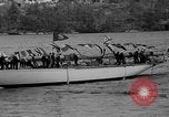 Image of Launching of the J-Class yacht, Ranger Bath Maine USA, 1937, second 42 stock footage video 65675051412