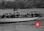 Image of Launching of the J-Class yacht, Ranger Bath Maine USA, 1937, second 43 stock footage video 65675051412