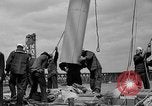Image of Launching of the J-Class yacht, Ranger Bath Maine USA, 1937, second 47 stock footage video 65675051412