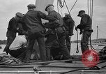 Image of Launching of the J-Class yacht, Ranger Bath Maine USA, 1937, second 52 stock footage video 65675051412
