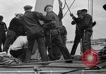 Image of Launching of the J-Class yacht, Ranger Bath Maine USA, 1937, second 54 stock footage video 65675051412
