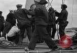 Image of Launching of the J-Class yacht, Ranger Bath Maine USA, 1937, second 56 stock footage video 65675051412