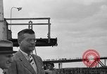 Image of Launching of the J-Class yacht, Ranger Bath Maine USA, 1937, second 59 stock footage video 65675051412