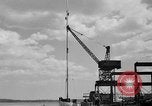 Image of Launching of the J-Class yacht, Ranger Bath Maine USA, 1937, second 61 stock footage video 65675051412