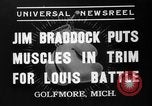 Immagine di Jim Braddock vs Joe Louis Golfmore Michigan USA, 1937, secondo 5 filmato di repertorio 65675051414