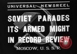 Immagine di Joseph Stalin Mosca Russia Unione Sovietica, 1937, secondo 4 filmato di repertorio 65675051415