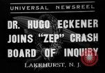 Standbild Hugo Eckener Lakehurst Naval Air Station New Jersey USA, 1937, aus Sekunde 1 historischem Filmmaterial Videoclip 65675051416