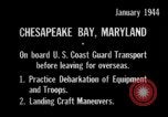 Standbild United States Coast Guard Chesapeake Bay Maryland USA, 1944, aus Sekunde 12 historischem Filmmaterial Videoclip 65675051446