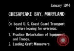 Standbild United States Coast Guard Chesapeake Bay Maryland USA, 1944, aus Sekunde 13 historischem Filmmaterial Videoclip 65675051446