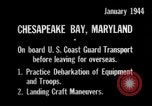 Standbild United States Coast Guard Chesapeake Bay Maryland USA, 1944, aus Sekunde 14 historischem Filmmaterial Videoclip 65675051446