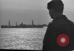 Image of Troop ship Convoy Atlantic Ocean, 1944, second 18 stock footage video 65675051447