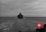 Image of Troop ship Convoy Atlantic Ocean, 1944, second 24 stock footage video 65675051447
