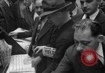 Image of Newspaper headlines tell of Allied invasion New York City USA, 1944, second 14 stock footage video 65675051457