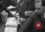 Image of Newspaper headlines tell of Allied invasion New York City USA, 1944, second 17 stock footage video 65675051457