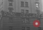 Image of Newspaper headlines tell of Allied invasion New York City USA, 1944, second 40 stock footage video 65675051457