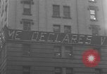 Image of Newspaper headlines tell of Allied invasion New York City USA, 1944, second 41 stock footage video 65675051457