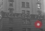 Image of Newspaper headlines tell of Allied invasion New York City USA, 1944, second 42 stock footage video 65675051457