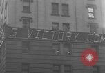 Image of Newspaper headlines tell of Allied invasion New York City USA, 1944, second 45 stock footage video 65675051457
