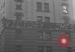 Image of Newspaper headlines tell of Allied invasion New York City USA, 1944, second 46 stock footage video 65675051457