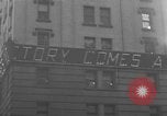 Image of Newspaper headlines tell of Allied invasion New York City USA, 1944, second 47 stock footage video 65675051457