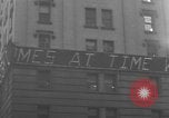 Image of Newspaper headlines tell of Allied invasion New York City USA, 1944, second 50 stock footage video 65675051457