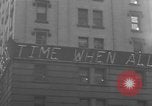 Image of Newspaper headlines tell of Allied invasion New York City USA, 1944, second 53 stock footage video 65675051457