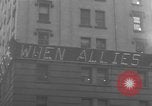 Image of Newspaper headlines tell of Allied invasion New York City USA, 1944, second 55 stock footage video 65675051457