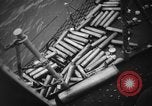 Image of United States Destroyer firing her guns Atlantic Ocean, 1944, second 23 stock footage video 65675051463