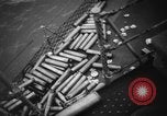 Image of United States Destroyer firing her guns Atlantic Ocean, 1944, second 27 stock footage video 65675051463