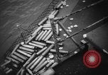 Image of United States Destroyer firing her guns Atlantic Ocean, 1944, second 29 stock footage video 65675051463