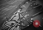 Image of United States Destroyer firing her guns Atlantic Ocean, 1944, second 31 stock footage video 65675051463