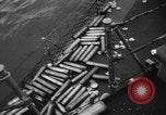Image of United States Destroyer firing her guns Atlantic Ocean, 1944, second 36 stock footage video 65675051463