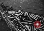 Image of United States Destroyer firing her guns Atlantic Ocean, 1944, second 50 stock footage video 65675051463