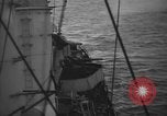 Image of United States Destroyer firing her guns Atlantic Ocean, 1944, second 16 stock footage video 65675051465