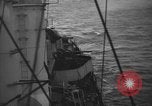 Image of United States Destroyer firing her guns Atlantic Ocean, 1944, second 17 stock footage video 65675051465