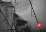 Image of United States Destroyer firing her guns Atlantic Ocean, 1944, second 32 stock footage video 65675051465