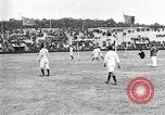 Image of France versus Romania soccer game in 1919 Paris France, 1919, second 8 stock footage video 65675051496