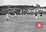 Image of France versus Romania soccer game in 1919 Paris France, 1919, second 11 stock footage video 65675051496