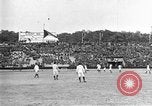 Image of France versus Romania soccer game in 1919 Paris France, 1919, second 23 stock footage video 65675051496