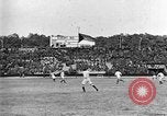 Image of France versus Romania soccer game in 1919 Paris France, 1919, second 32 stock footage video 65675051496
