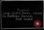 Image of boxing match Paris France, 1919, second 1 stock footage video 65675051497