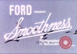 Image of Advertisement for smooth ride of 1939 Ford automobiles United States USA, 1939, second 1 stock footage video 65675051551