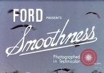 Image of Advertisement for smooth ride of 1939 Ford automobiles United States USA, 1939, second 4 stock footage video 65675051551