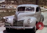 Image of Advertisement for smooth ride of 1939 Ford automobiles United States USA, 1939, second 46 stock footage video 65675051551