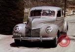 Image of Advertisement for smooth ride of 1939 Ford automobiles United States USA, 1939, second 49 stock footage video 65675051551
