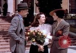 Image of Parents give daughter keys to a new Ford convertible United States USA, 1939, second 15 stock footage video 65675051553