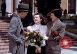 Image of Parents give daughter keys to a new Ford convertible United States USA, 1939, second 20 stock footage video 65675051553