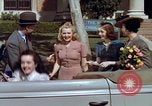Image of Parents give daughter keys to a new Ford convertible United States USA, 1939, second 43 stock footage video 65675051553