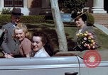 Image of Parents give daughter keys to a new Ford convertible United States USA, 1939, second 46 stock footage video 65675051553