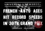 Immagine di Formula One Grand Prix Francia 1936 Montlhéry Francia, 1936, secondo 7 filmato di repertorio 65675051557